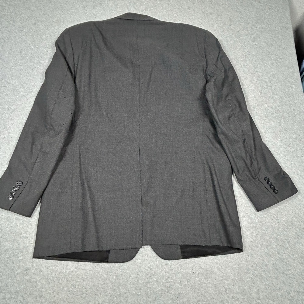 Vintage Burberrys Men's Blazer Sport Coat‎ Jacket 100% Wool Gray FLAWS SEE PICS - Picture 7 of 16